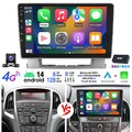 DAB+ 8Kern 6+128G Carplay Autoradio Für Opel Astra J 2009-14 Android KAM 4G WIFI