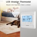 Digital Thermostat Raumthermostat Fußbodenheizung Wandheizung LED Heizung Weiß~