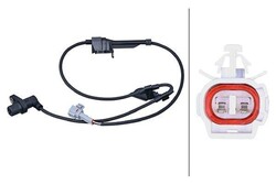 HELLA Raddrehzahl Sensor links Für TOYOTA Corolla Verso 01-08 89543-12070