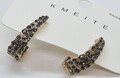 Edelstahl Creolen in Gold und Silber diverse Modelle mit Perlen und Strass