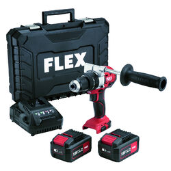 FLEX PD 2G 18.0-EC FS55 Akku-Schlagbohrschrauber im Koffer, 2x5Ah Akku und...