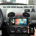Für VW NEW Beetle 2001-2010 2+64GB CarPlay Android 14 Autoradio BT WiFi GPS DAB+