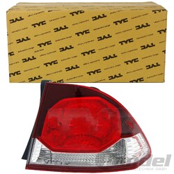TYC RÜCKLEUCHTE HECKLEUCHTE LINKS ÄUSSERER TEIL passend für HONDA CIVIC