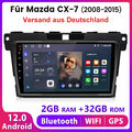 9''2+32G Android12 Autoradio GPS NAVI SWC WIFI BT DAB RDS Carplay Für Mazda CX-7