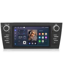 Android12 Carplay 7"Autoradio 2+32G Für BMW E90 E91 E92 GPS Navi BT DAB+ SWC FM