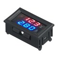 100A Digital Voltmeter Amperemeter 48 X 29 X 21 Mm 50A Blau Dual LED Digital
