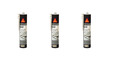 3 Kartuschen Sikaflex 522,Dichtstoff, universell & UV-Beständig, versch. Farben
