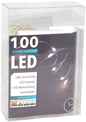 LED Drahtlichterkette Batterie Timer 10 - 200 Draht Lichterkette warmweiß Micro