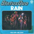 7" Status Quo - Rain / French 1976