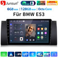 Für BMW X5 E53 2000-2007 Carplay Android 13.0 Autoradio FM WiFi GPS Navi 6+128GB