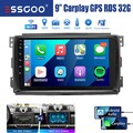 32G Android 13 Carplay Autoradio GPS NAV Für Benz Smart Fortwo 451 2005-2010 RDS