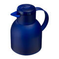 Emsa Samba Isolierkanne Quick Press 1 L Blau Kanne 504231 Kaffee Tee