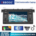 Android 12 Autoradio Für BMW 3er E46 98-06 CarPlay GPS NAV RDS 2+32GB MIK Kamera