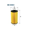 1x Ölfilter FILTRON OE 649/3 passend für BMW LAND ROVER