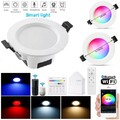LED Spot Bluetooth WIFI RGB Einbaustrahler Deckenlampe Einbauspot 230V 5W 9W 