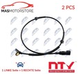 ABS SENSOR DREHZAHLFÜHLER PAAR VORNE NTY HCA-FR-006 2PCS V NEU OE QUALITÄT