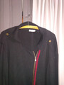 Sheego Damen Strickjacke Jacke Biker Jacke Schwarz Gr. 44/46