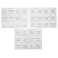  3 Sheets Kaffeeetikett Wasserfeste Etikettenaufkleber Lebensmitteletiketten