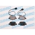 1x ORIGINAL® SAMKO Bremsbelagsatz, Scheibenbremse Hinten für Abarth 500 / 595