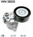 SKF Spannrolle, Keilrippenriemen VKM 38020 für JEEP MERCEDES-BENZ