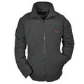 (ACAD) Brigg gefütterte Fleecejacke in Übergröße 4XL   Farbe schwarz