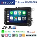 MIK KAM+ Für VW Golf 5 6 Polo Touran Skoda 32G GPS Android 14 Autoradio Carplay