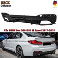 Heckdiffusor Diffursor Lippe passt für BMW 5er G30 G31 550 M-Paket Glanz Schwarz