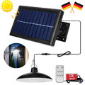 Solar LED Hängelampe Solarbetriebene Pendelleuchte Industrie mit Fernbedienung