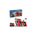 LEGO City 60414 Feuerwehrstation mit Drehleiterfahrzeug Bausatz NEU OVP