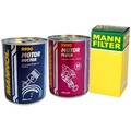 MANN-FILTER HU924/2x Ölfilter MANNOL Spülung + Additiv Öl für BMW 3 E36 1.7D
