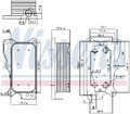 90783 NISSENS Ölkühler, Motoröl für MERCEDES-BENZ