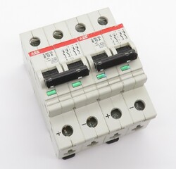 2x Sicherungsautomat ABB S282-UC Leitungsschutzschalter MCB B10 10A 6kA 2-polig