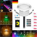 WIFI Bluetooth RGB/Warmweiß Boden Einbaustrahler LED Leuchte Außenlampe Minispot