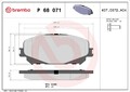 Bremsbelagsatz Scheibenbremse BREMBO P68071