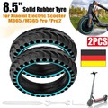 2 Stk 8,5 Zoll Vollgummi Reifen für Xiaomi Mijia M365 Pro2 1S 3 3Lite E-Scooter