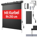 Vertikal Senkrecht Markise mit Handkurbel L XL Innen Außen Balkon Sichtschutz