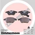 ZIMMERMANN Bremsbelagsatz Scheibenbremse 23587.200.1 für VW SKODA SEAT AUDI A3 5