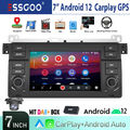 DAB+ 32G Android 12 Autoradio Carplay GPS Nav RDS Für BMW 3er M3 E46 318 320 325