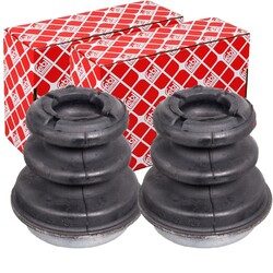 2X FEBI BILSTEIN METALL PU (POLYURETHAN) ANSCHLAGPUFFER HINTEN PASSEND FÜR