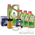 BOSCH ÖLFILTER+8L CASTROL EDGE 5W-30 LL FÜR AUDI A4 8K B8 3.0 TDI BJ AB 11