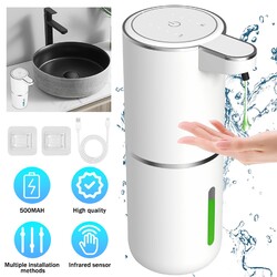 Automatisch Seifenspender 380ML mit Sensor Seifenbehälter Flüssigseifenspender