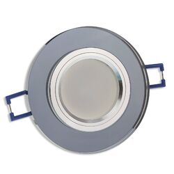 6x LED Einbaustrahler Set GU10 230 Volt 1-9W rund eckig Spot Glas 60-70mm