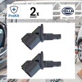 2x ORIGINAL® Hella Sensor, Raddrehzahl Vorne, Links, Rechts für Ford Focus II