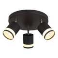 Deckenleuchte Deckenlampe Wohnzimmerleuchte Rondell verstellbar 3 flammig LED