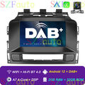 Android 12 Carplay DAB+ Autoradio GPS Navigation WiFi Für Opel Astra J 2010-2014