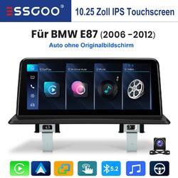 10.25 Zoll Linux Apple CarPlay Autoradio BT KAM Für BMW E81 E82 E87 E88 2006-12