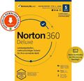 NORTON 360 DELUXE 5-Geräte / 1-Jahr Internet Security 2023 2024 kein ABO / KEY