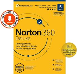 NORTON 360 DELUXE 5-Geräte / 1-Jahr Internet Security 2023 2024 kein ABO / KEY⭐️⭐️⭐️⭐️⭐️ ✅DE Händler / sofort Key