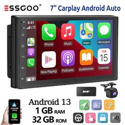 7" Android 13 DAB+ Autoradio Kam Carplay 2 DIN 1+32G USB GPS Navi FM RDS WIFI BT