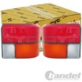 2x TYC RÜCKLEUCHTEN SATZ LINKS+RECHTS ROT/ORANGE/WEIß passend für VW T4 BUS
